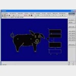 2D лазерной резки программного обеспечения машины программирования