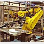 Погрузка / разгрузка роботов ячейки для станков с ЧПУ