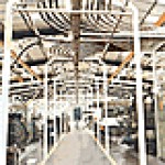 Централизованное транспортной системы для пластиковых гранул