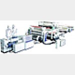 Пластиковым покрытием производственной линии ткани