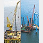 Кран для морских применений