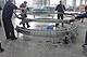Двойной осевой шара поворотного круга