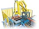 Паллетирование / depalletizing роботов ячейки для бутылок