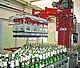 Несколько захват манипулятора для стеклянных бутылок
